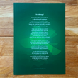 AFFICHE van het gedicht 'de Echovogel' - Gedicht/Quote NL